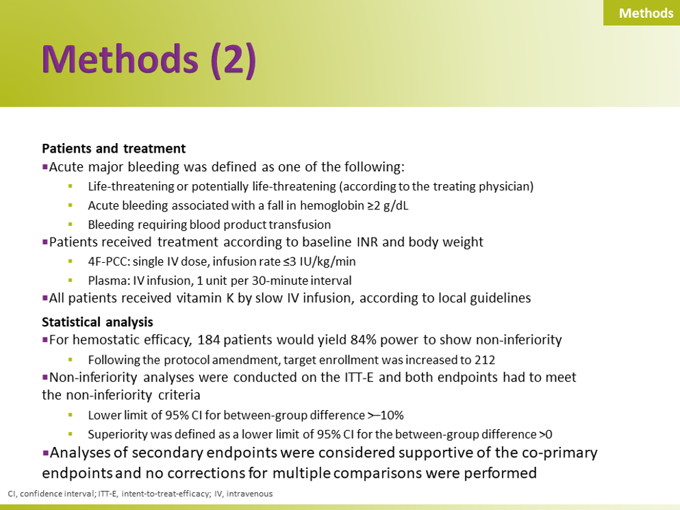 Efficacy and safety of 4F-PCC slides