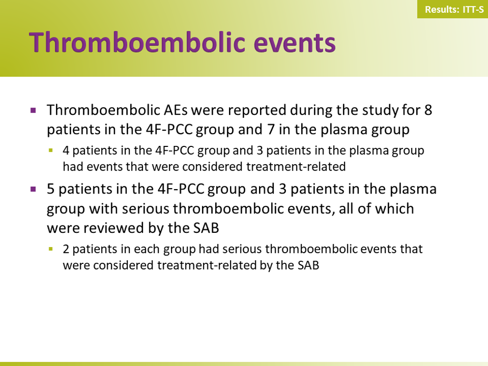 Efficacy and safety of 4F-PCC slides