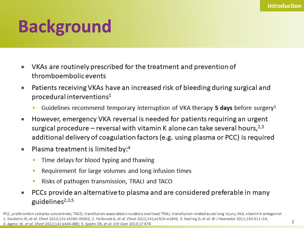 Four-factor pcc versus plasma